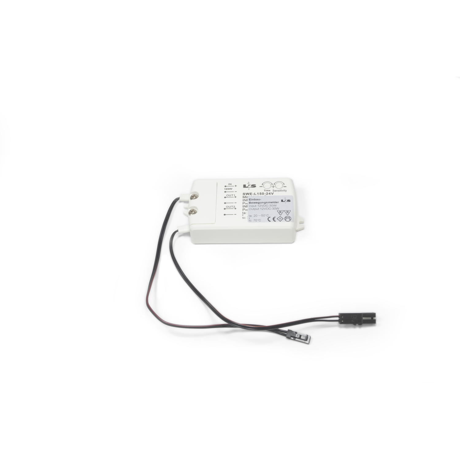 Led bewegingssensor microwave 12v max 36w